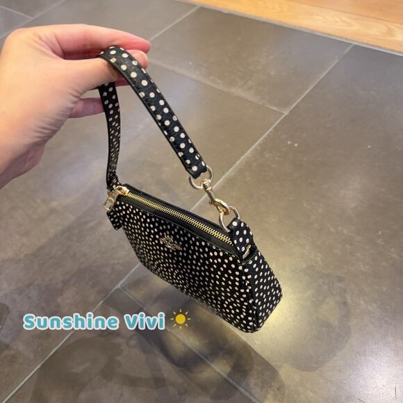 NWT Coach Nolita 19 With Spot Print CCF57 Refined pebble leather Black - Picture 4 of 6